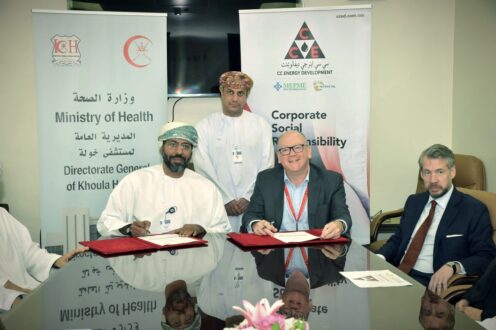 Khoula Hospital and CC Energy Development MOU signing 2020